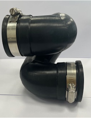 FlexiPlumb 50mm (2") Space Saver Running Trap